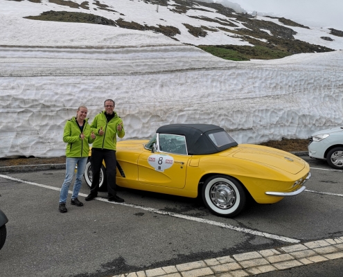 Schnee auf dem Klausen