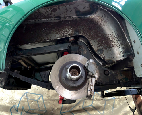 JaguarXK150 beim Trockeneisstrahler jaguarXK150_trockeneisstrahlen